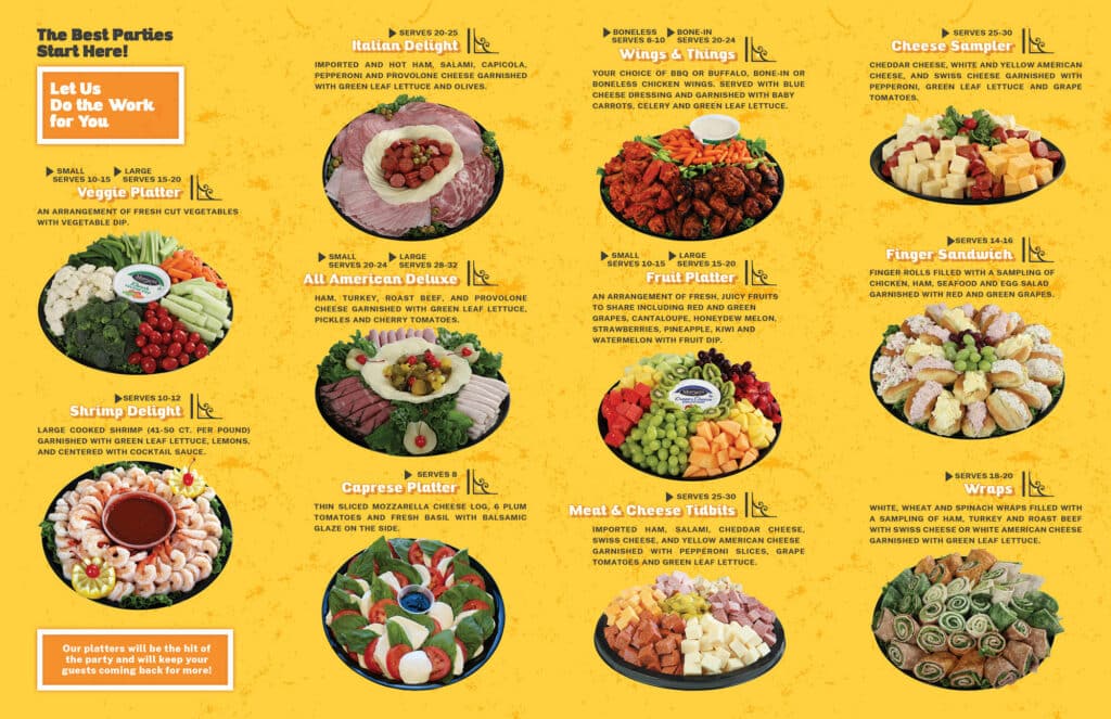 Party Platters, Sandwich & Dessert Trays from KBV Store