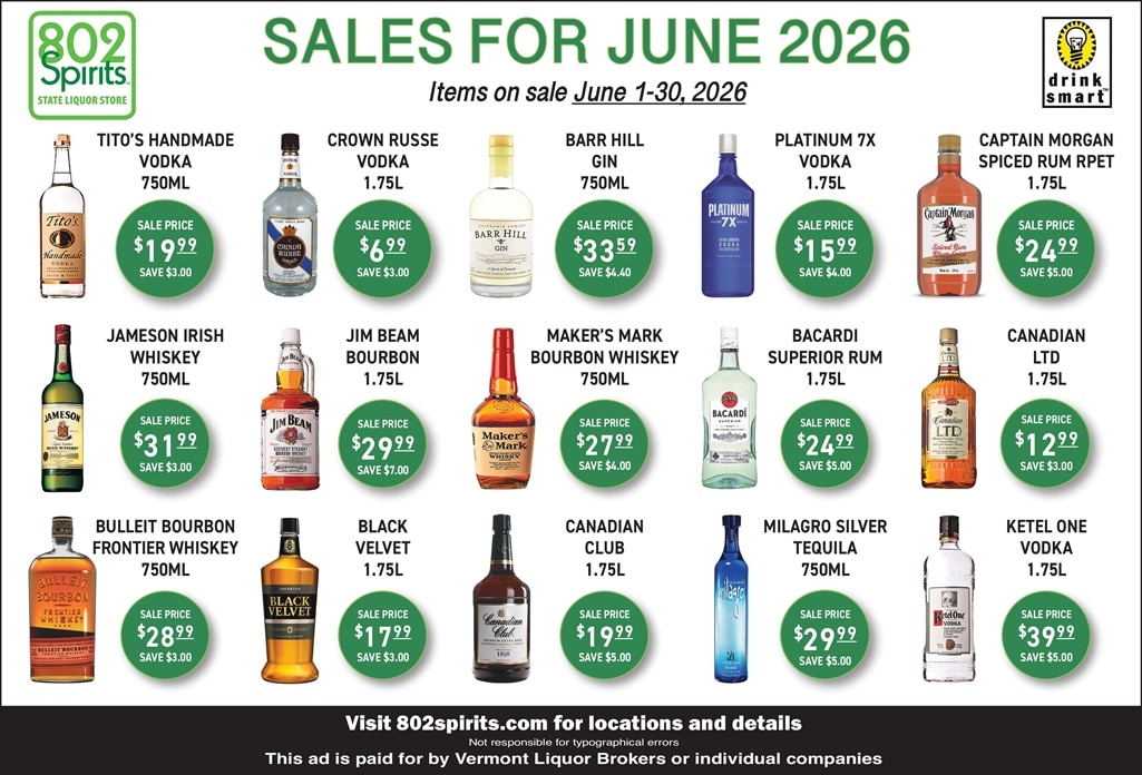 802 Spirits Specials June 2026