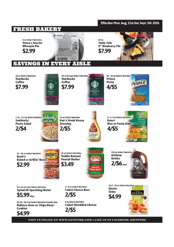 KBV specials Aug 31-Sept 5, 2026, page 2