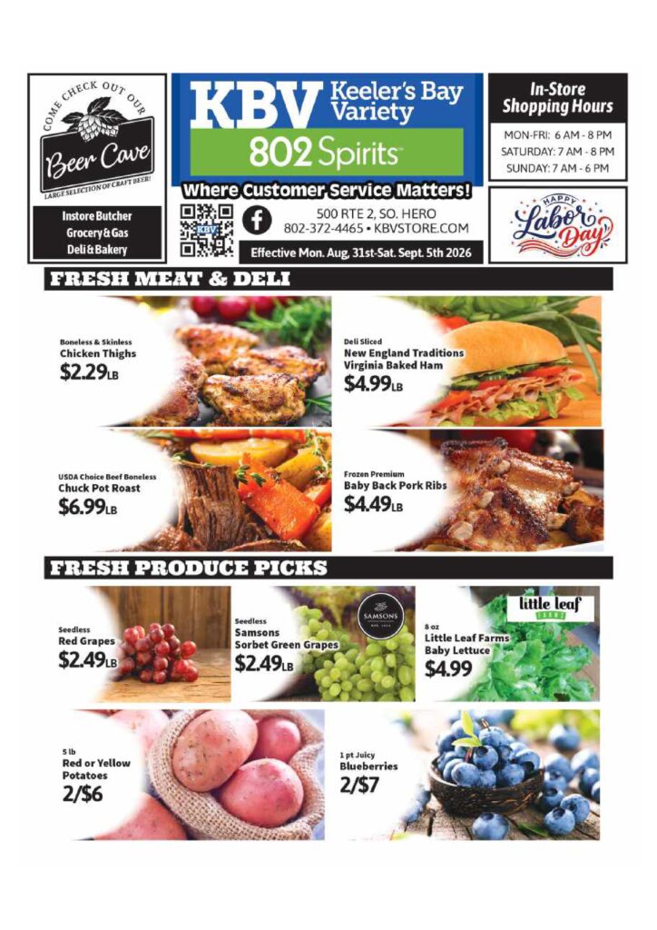 KBV specials Aug 31-Sept 5, 2026, pg 1