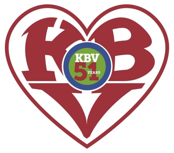 KBV 51 years heart emblem